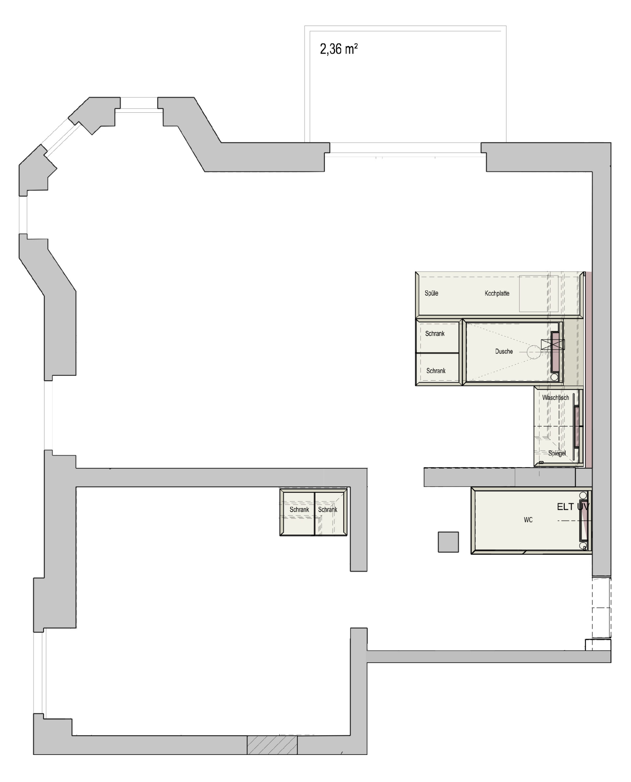 Villa Staudt - Apartment mit 1 Schlafzimmer, Meerblick und Balkon
